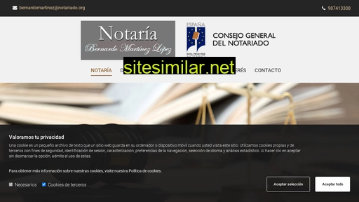 notariabernardomartinezlopez.es alternative sites