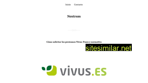 noxtrum.es alternative sites