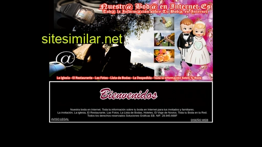 Nuestrabodaeninternet similar sites
