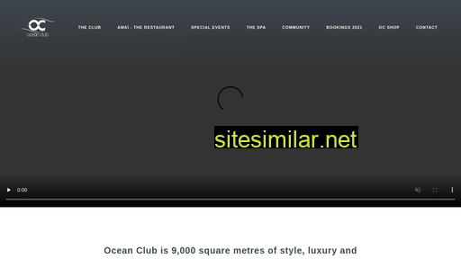 Oceanclub similar sites