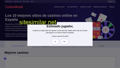 onlinecasinorank.es alternative sites
