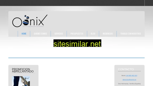 Oonix similar sites