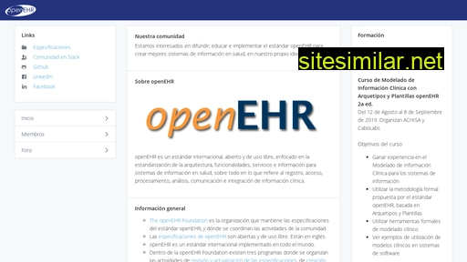 openehr.org.es alternative sites