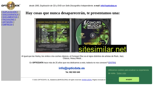opticdata.es alternative sites