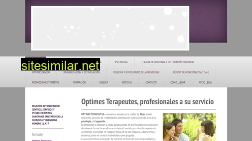 optimes-terapeutes.es alternative sites