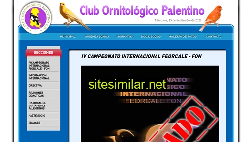 ornitologiapalentina.es alternative sites