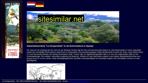 oropendola.es alternative sites