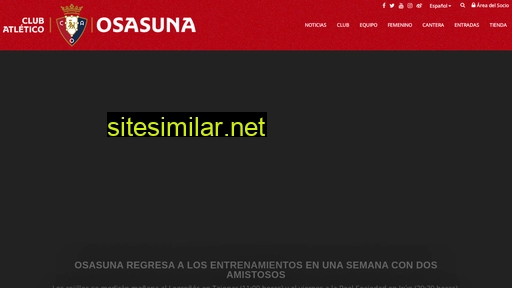 osasuna.es alternative sites