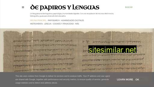 papirosylenguas.es alternative sites
