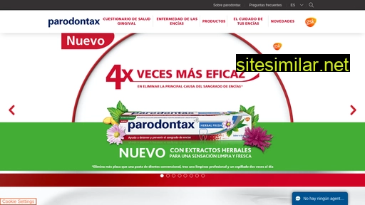 parodontax.es alternative sites