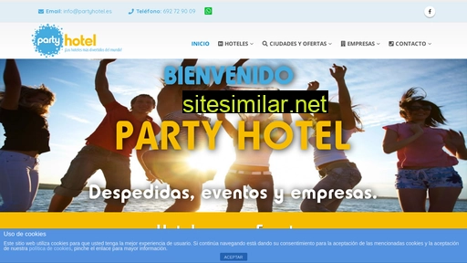 partyhotel.es alternative sites
