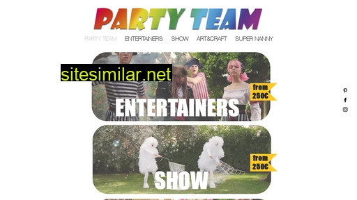 partyteam.es alternative sites