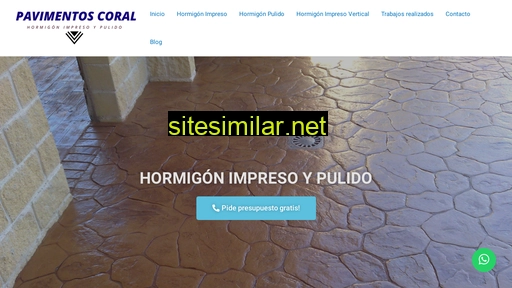 pavimentoscoral.es alternative sites