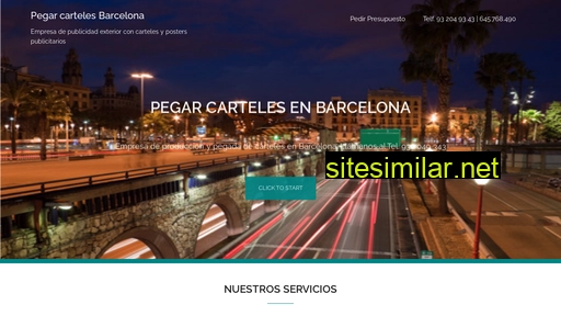 Pegar-carteles-barcelona similar sites