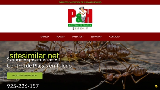 phcontroldeplagas.es alternative sites