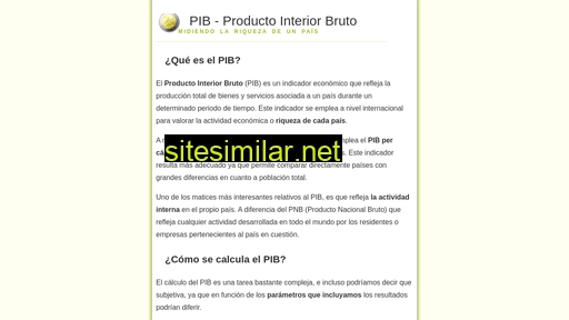pib.com.es alternative sites