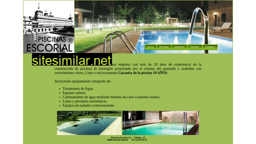 piscinasescorial.es alternative sites