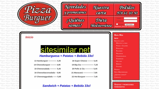 pizzaburguer.es alternative sites