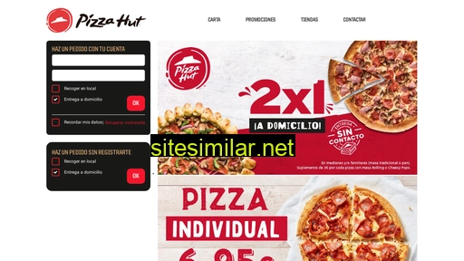 pizzahutadomicilio.es alternative sites