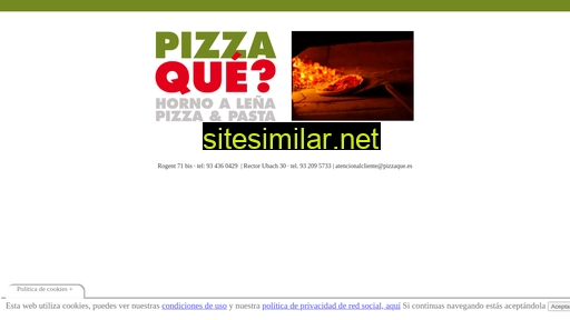 pizzaque.es alternative sites