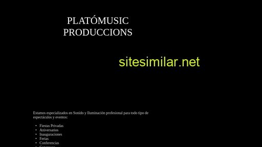 Platomusic similar sites