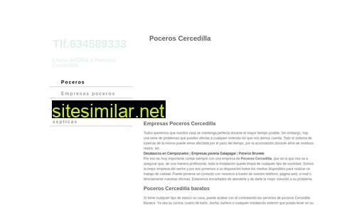 poceroscercedilla.com.es alternative sites