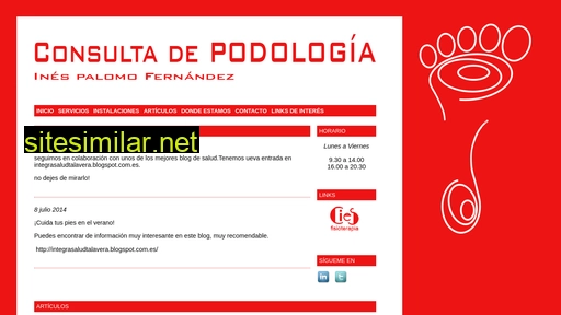 podologiainespalomo.es alternative sites