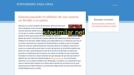 portabebesparasiria.es alternative sites