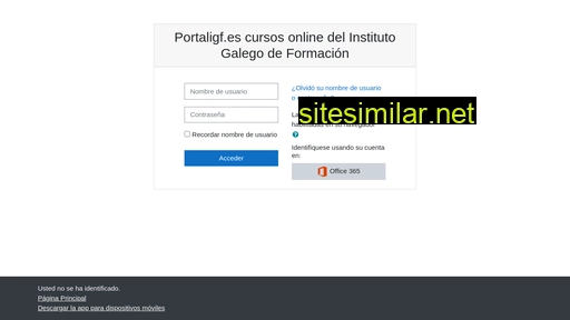 portaligf.es alternative sites