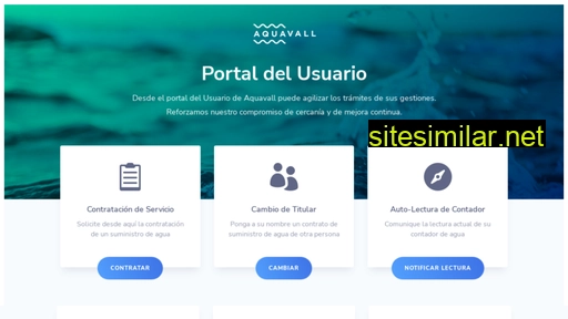 portalusuarios-aquavall.es alternative sites