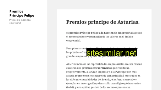 premiosprincipefelipe.es alternative sites