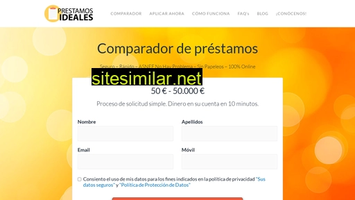 prestamosideales.es alternative sites