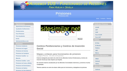 prisiones.com.es alternative sites