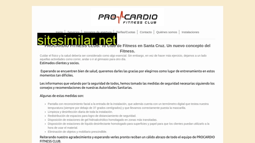 procardio.es alternative sites