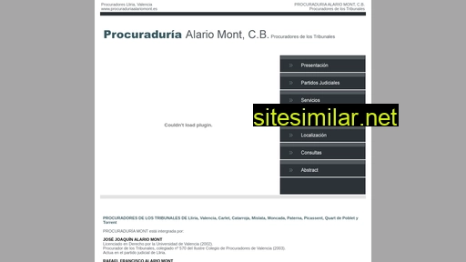 procuraduriaalariomont.es alternative sites