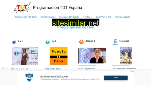 programacion-tdt.es alternative sites
