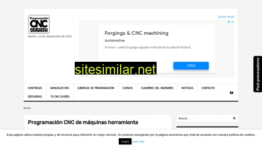 programacioncnc.es alternative sites