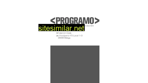 Programo similar sites