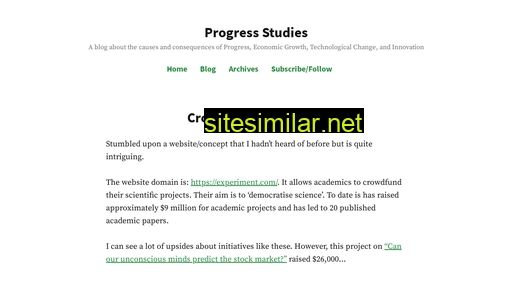progressstudi.es alternative sites