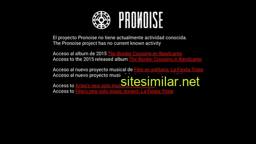 pronoise.es alternative sites
