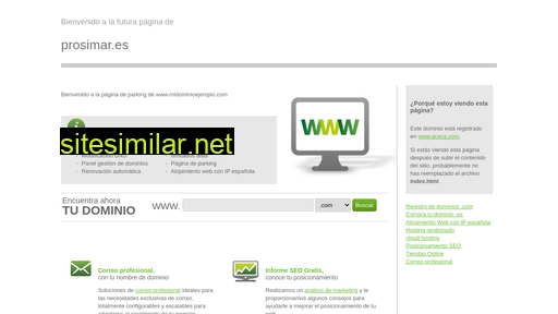prosimar.es alternative sites