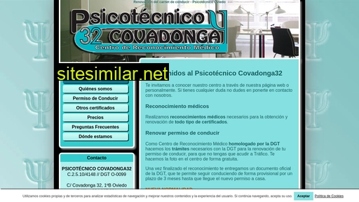 psicotecnicovadonga32.es alternative sites
