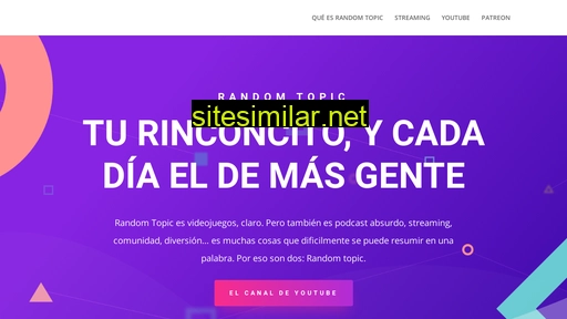 randomtopic.es alternative sites