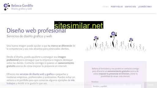 rebecagordillo.es alternative sites