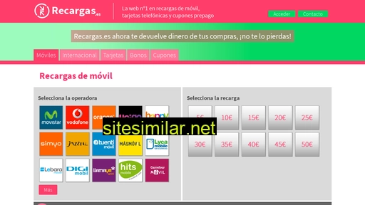 recargas.es alternative sites