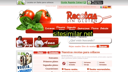 recetas-singluten.es alternative sites