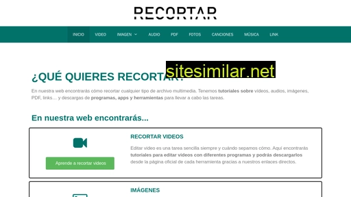 recortar.es alternative sites