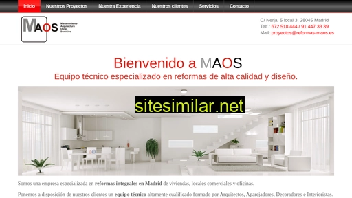 reformas-maos.es alternative sites