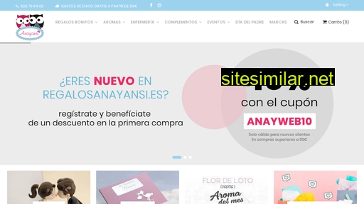 regalosanayansi.es alternative sites
