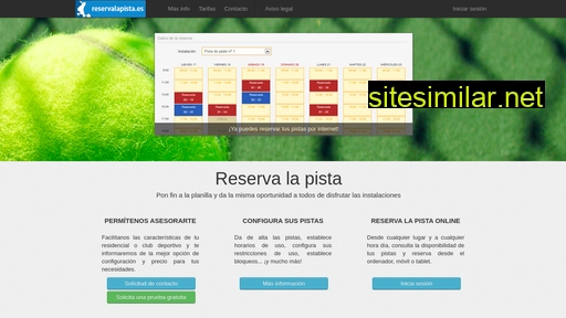 reservalapista.es alternative sites